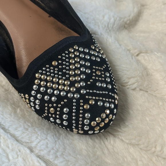 ALDO Ballet Flats with Silver and Gold studs - Picture 2 of 5